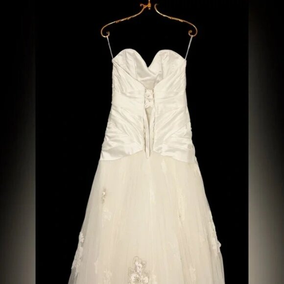 Maggie Sottero Haute Couture Isadora Wedding Dress Gown J1364 Size 10 - Picture 5 of 13